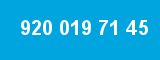 920 019 71 45 920 019 71 45